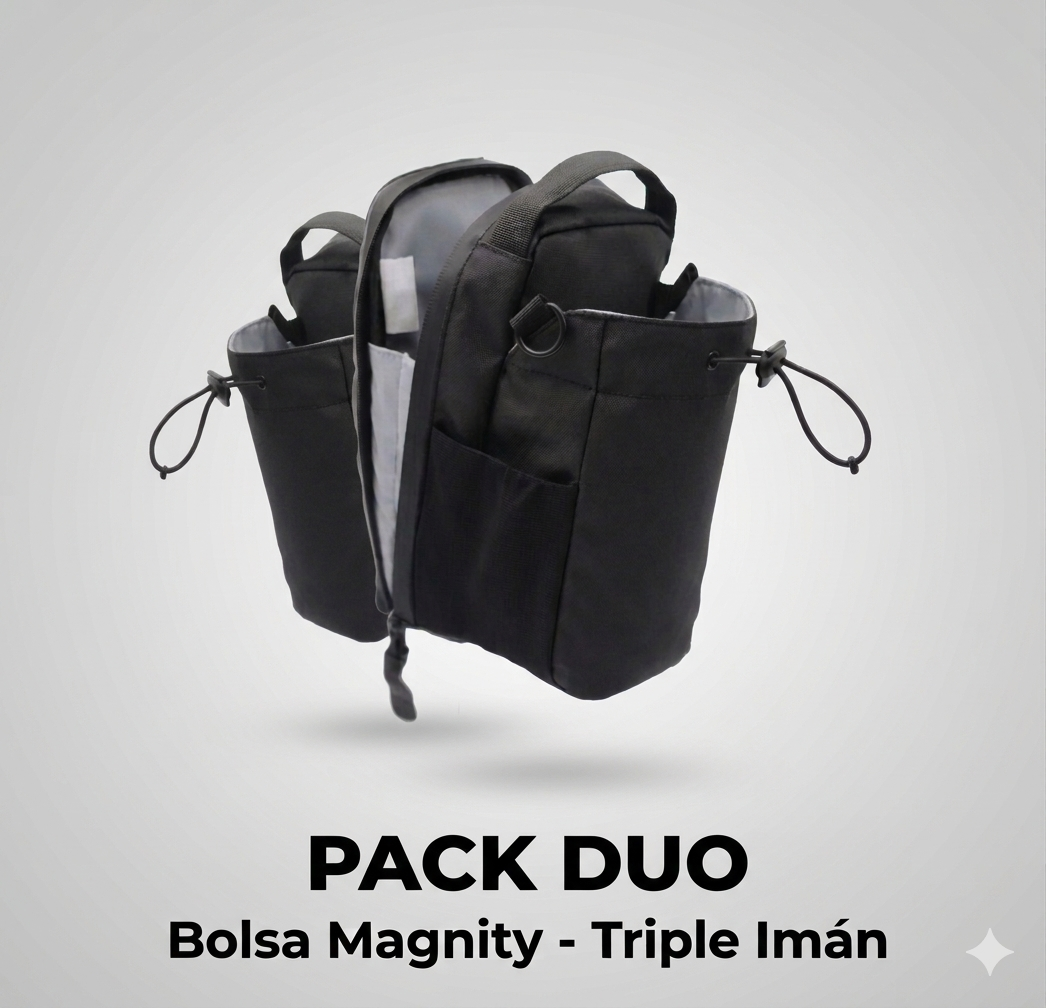 Bolsa Magnética Gimnasio Magnity - Triple Imán