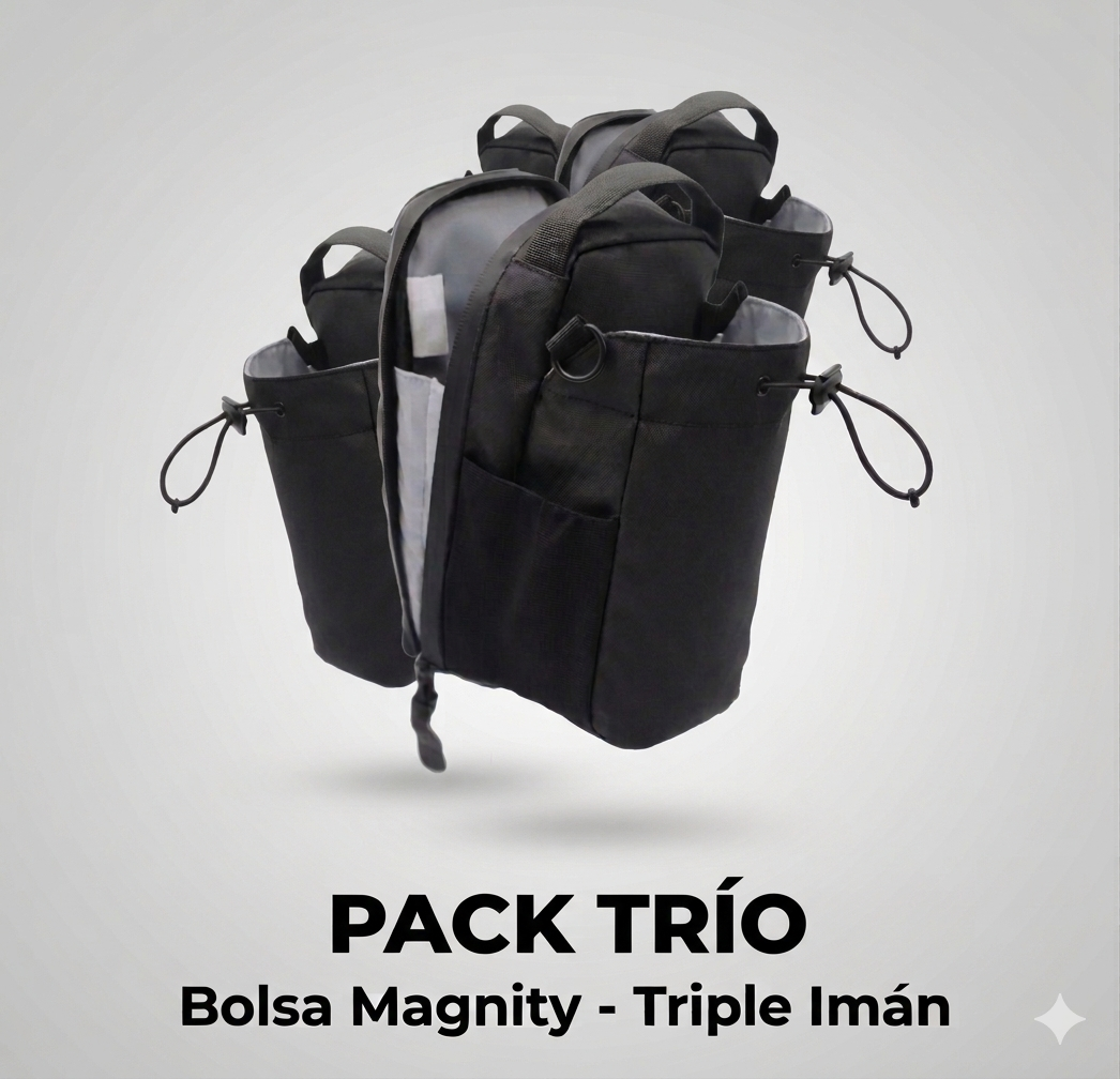Bolsa Magnética Gimnasio Magnity - Triple Imán